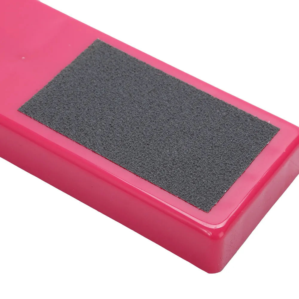 Pink and white flexible ballet foot trainer for rotation shaping and instep muscle exercise.