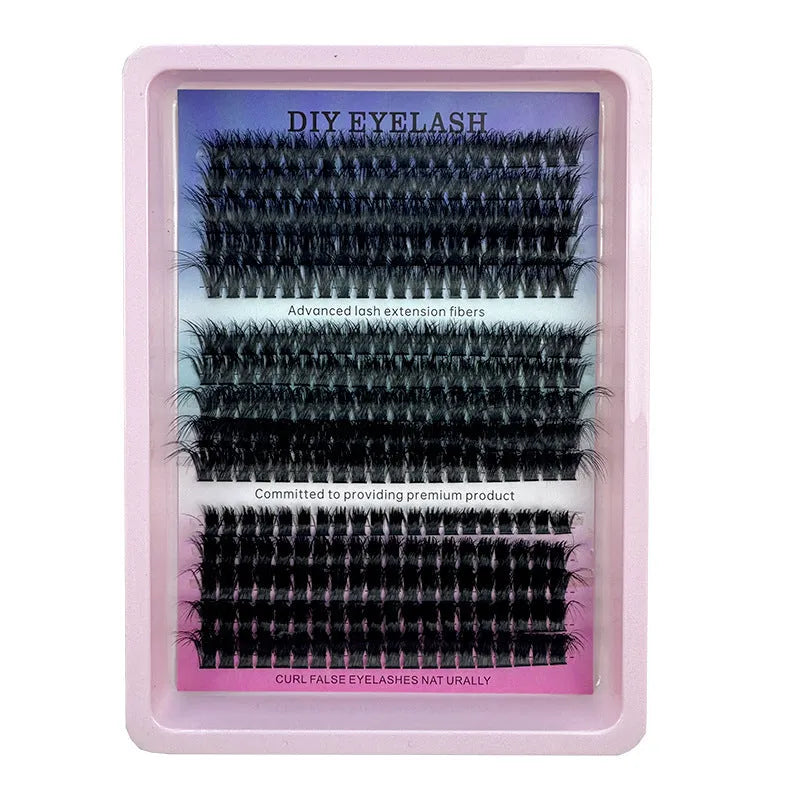 Creative messy false eyelash mixed set in storage box with high imitation material construction