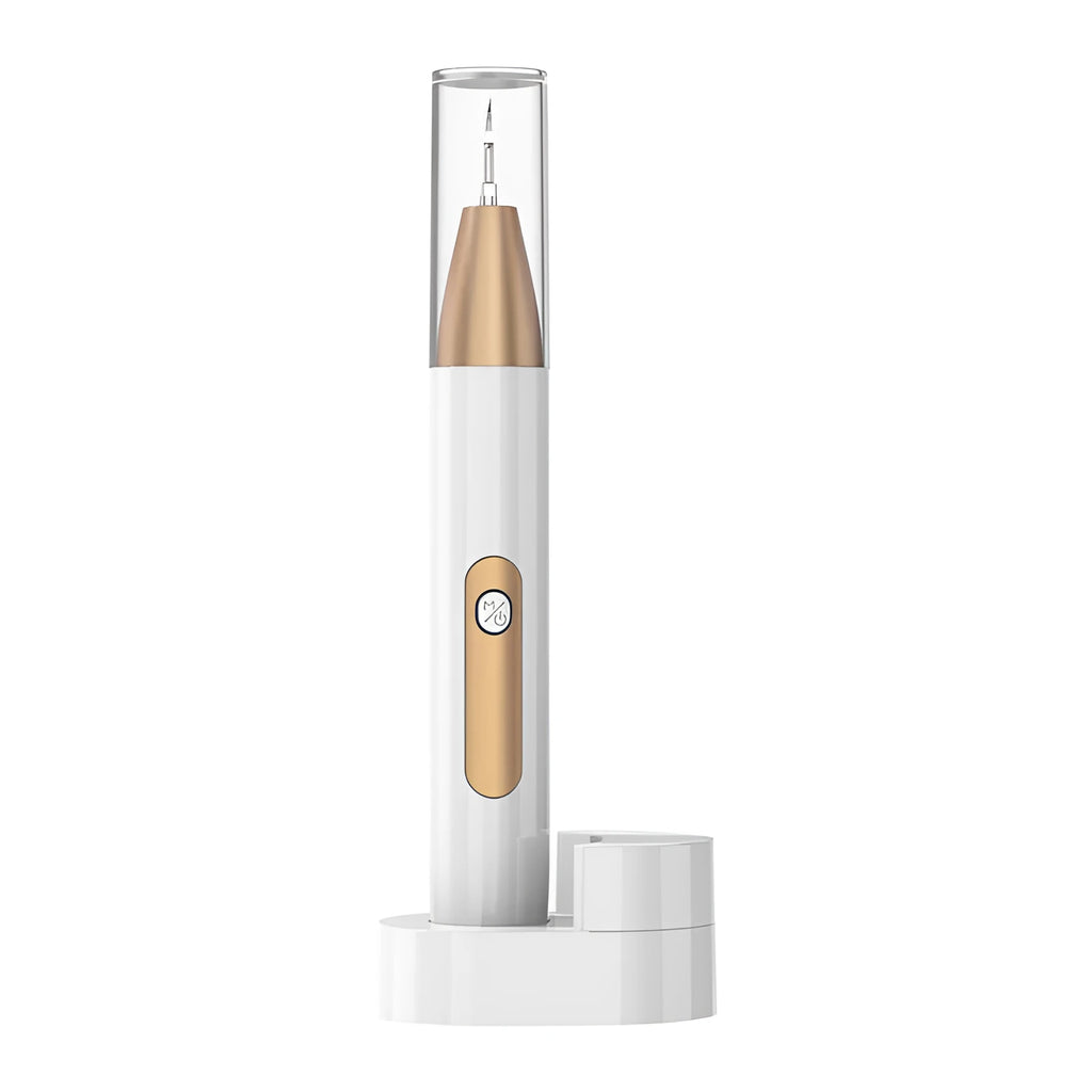 Gold ultrasonic dental cleaning device for removing tartar and teeth stains at home