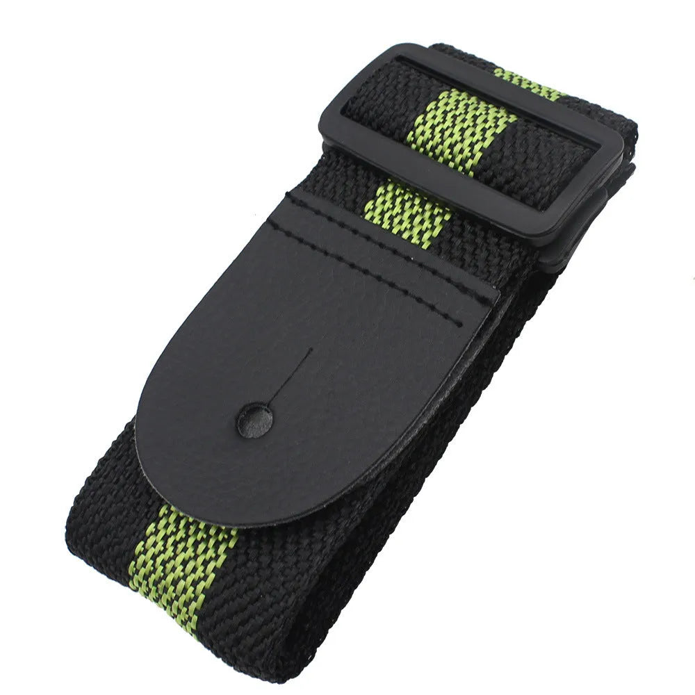 Woven crossbody instrument strap for guitars bass ukuleles in multiple colour options