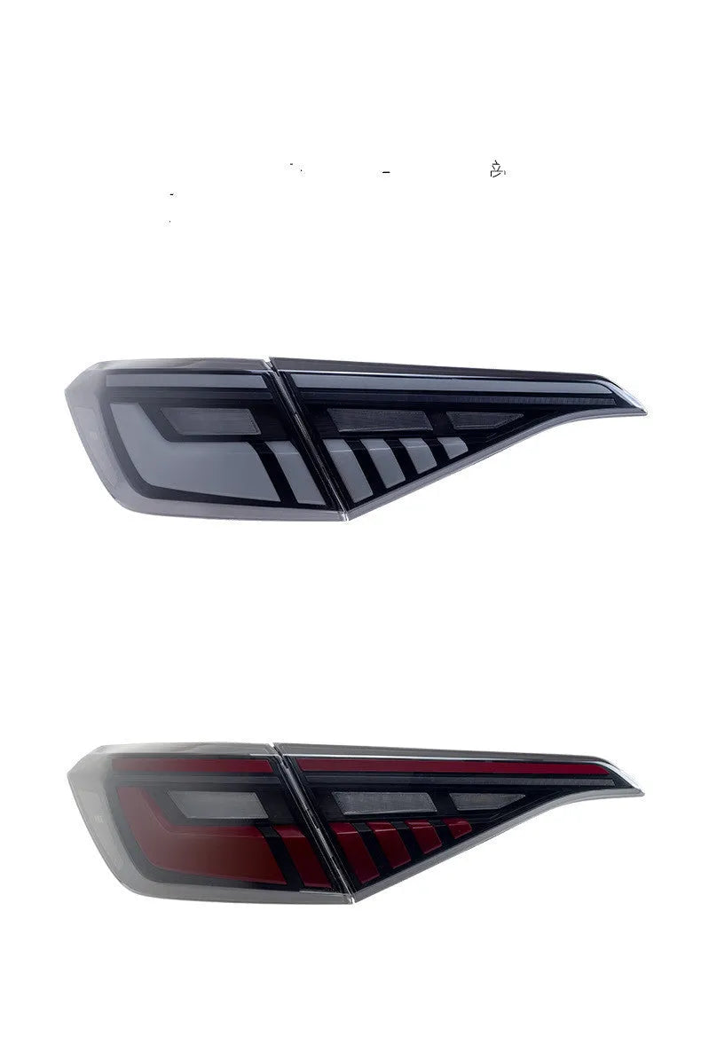 11th Generation Honda Civic aftermarket LED taillight assembly in black and red colour scheme.