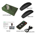 Car anti-collision strobe light with remote control showing white and black options