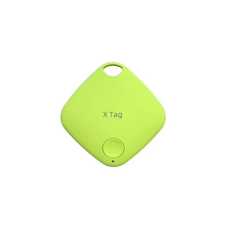Small coloured Bluetooth anti-lost tracker for keys and wallets showing five colour options
