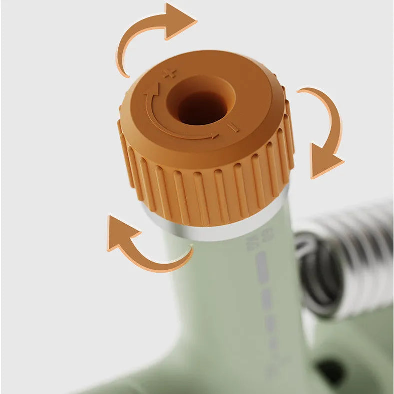 Adjustable spring grip hand trainer in ABS plastic for fitness and therapeutic massage applications