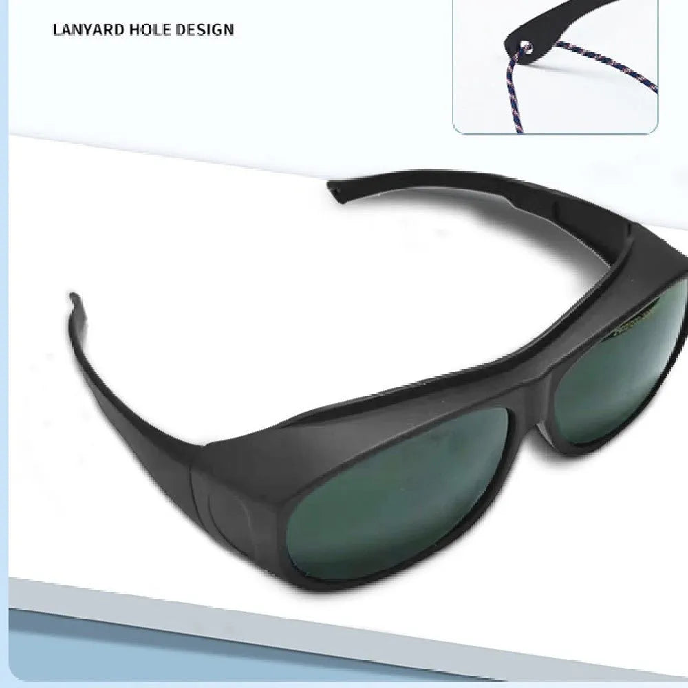 Welding anti-glare safety goggles with laser protection for 200-2000nm wavelengths