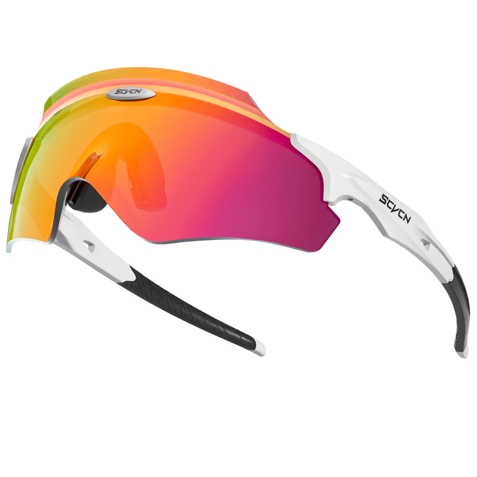 Frameless integrated lens athletic windproof goggles for sports