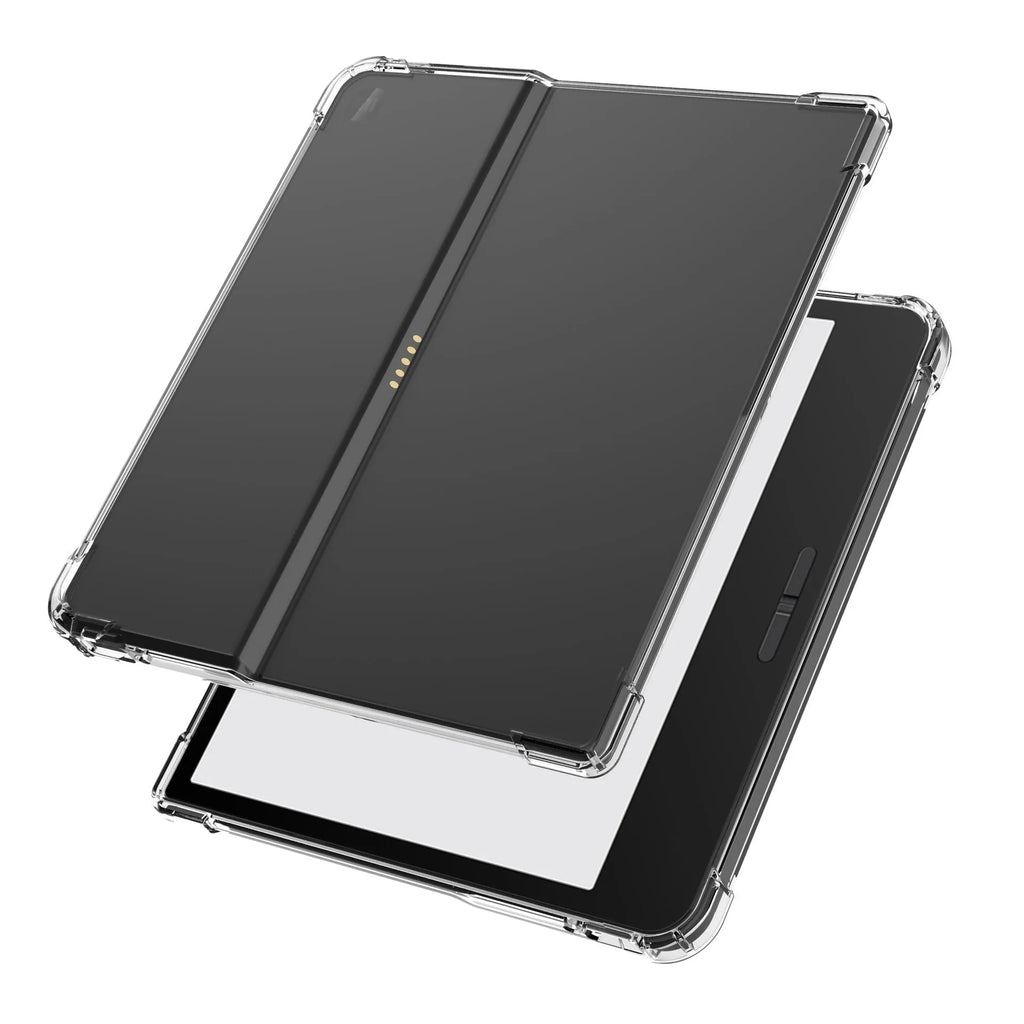 Transparent airbag protective phone case for Xiaomi devices showing shockproof TPU construction