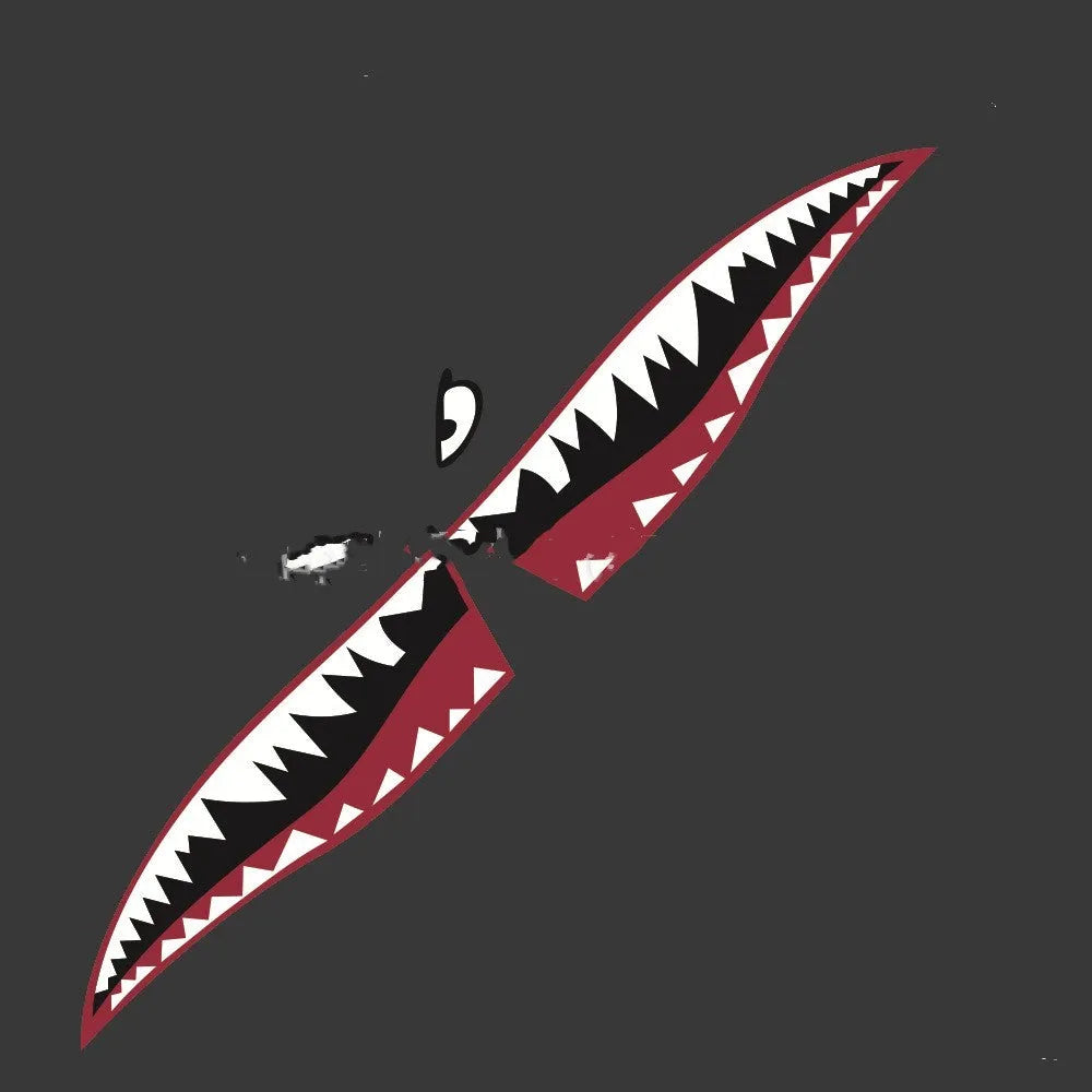 Shark series PVC body sticker decal for cars, shown in large format