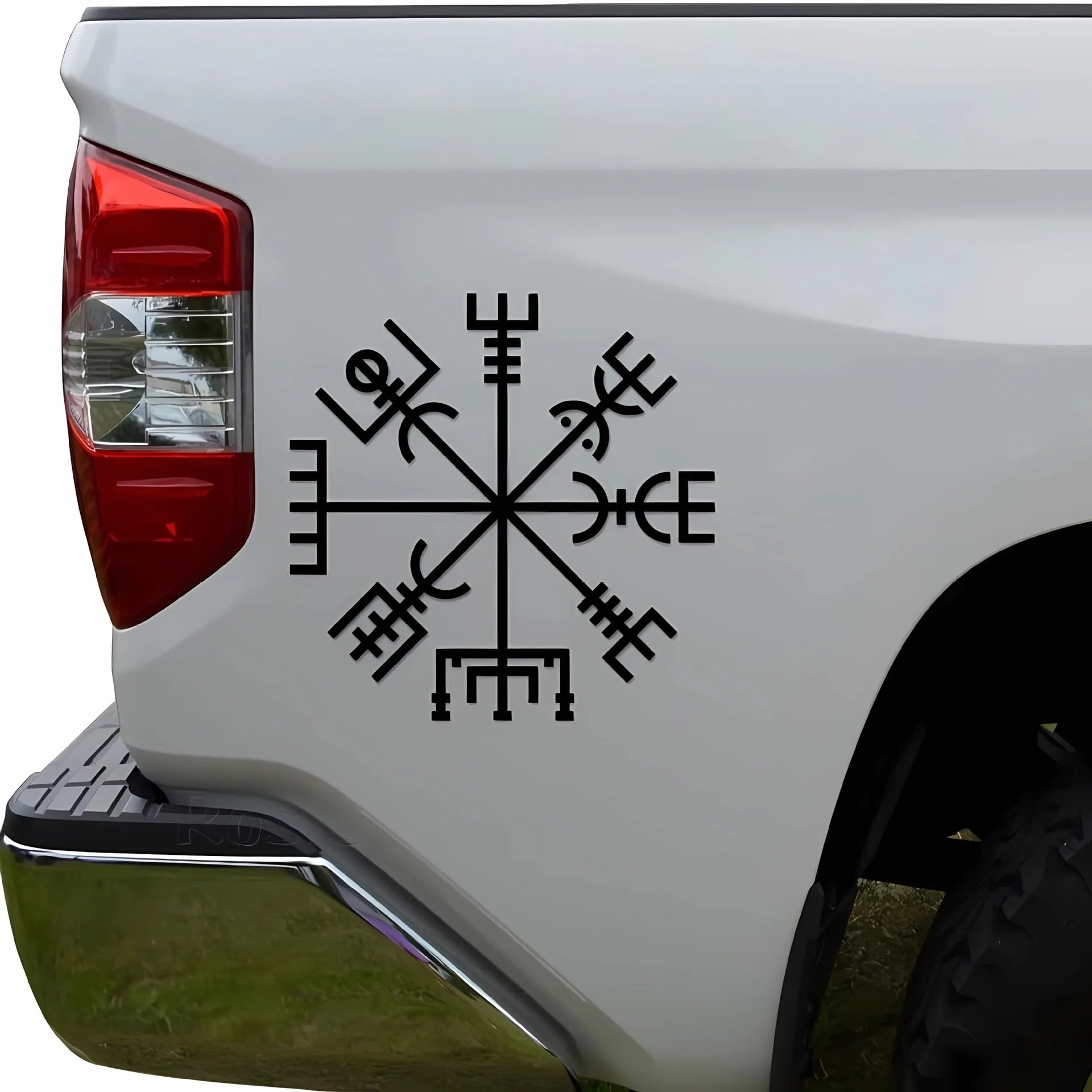 13x13cm square notebook design vinyl sticker for car glass or body.