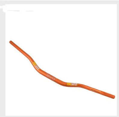 Orange aluminium motorcycle handlebar with 28mm diameter for scrambling bikes