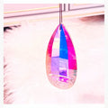 Rainbow electroplated crystal Christmas tree pendant light decoration in hanging position
