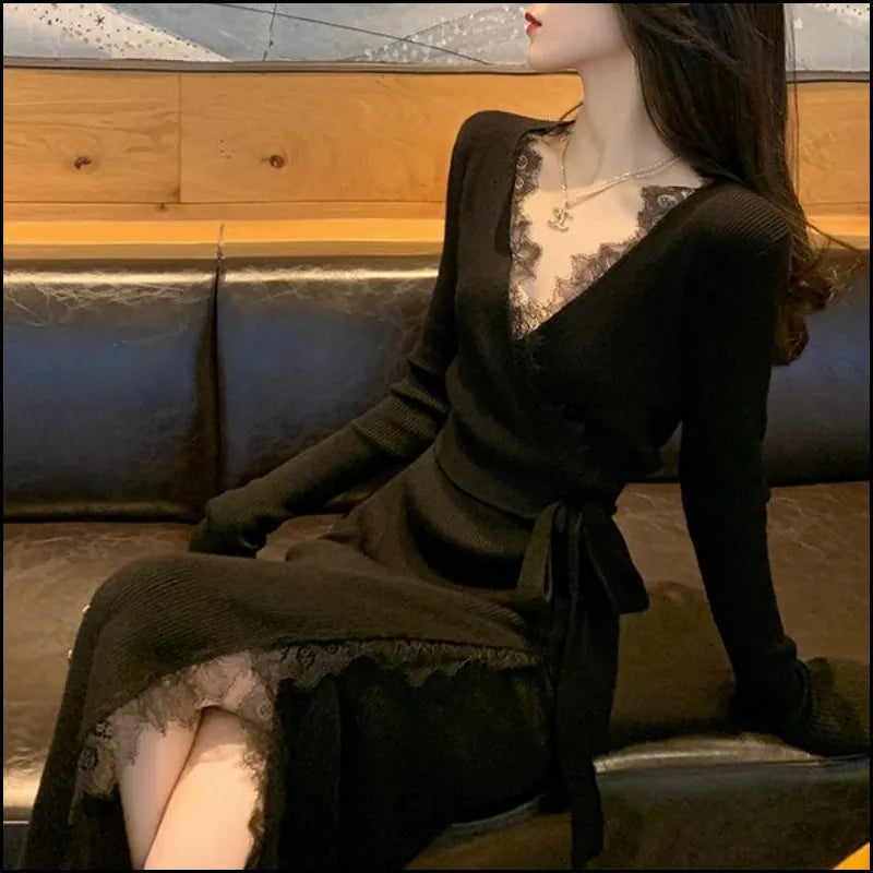 Women's black polyester princess dress style skirt with slim fit silhouette