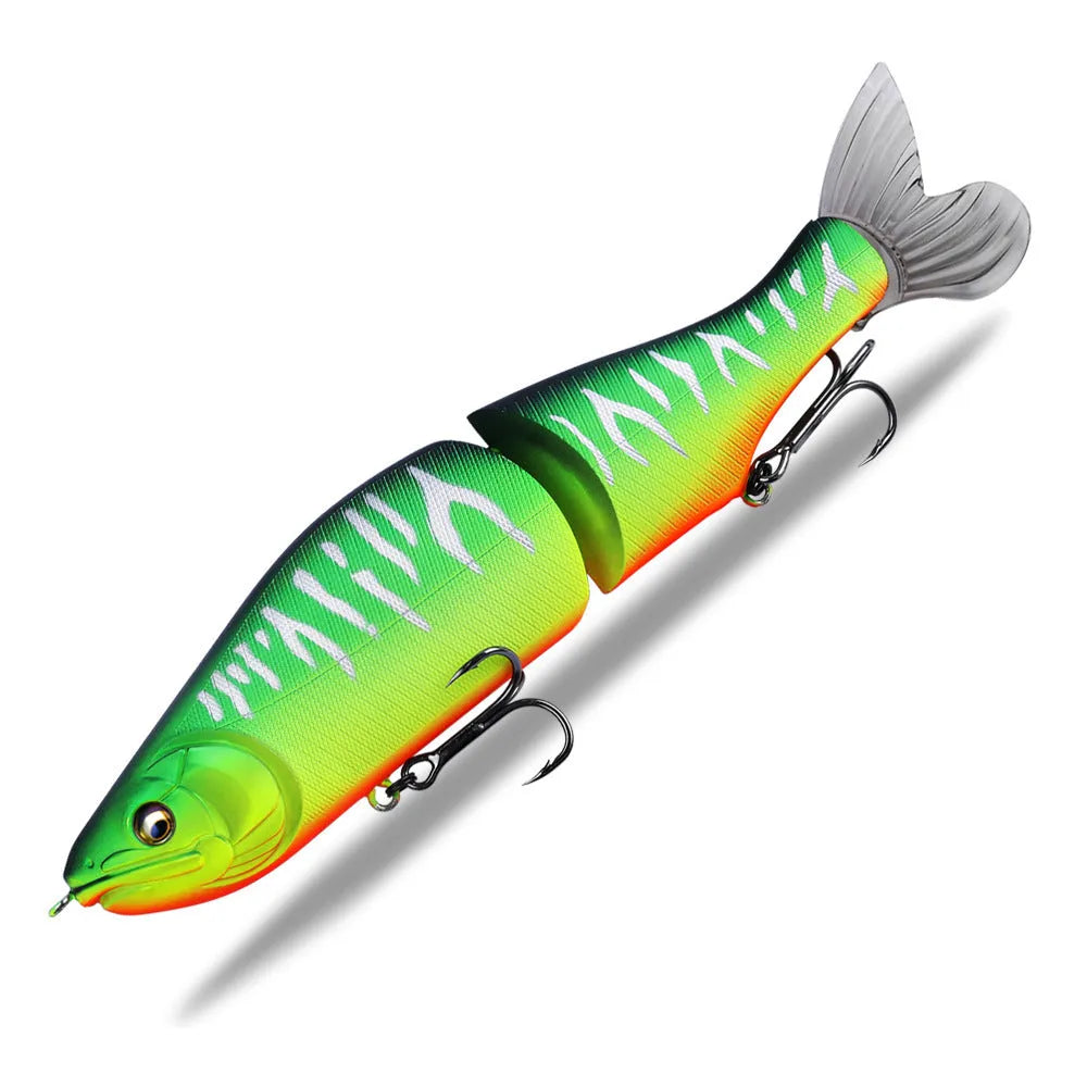 185mm plastic swimming fishing bait for bass available in multiple colours