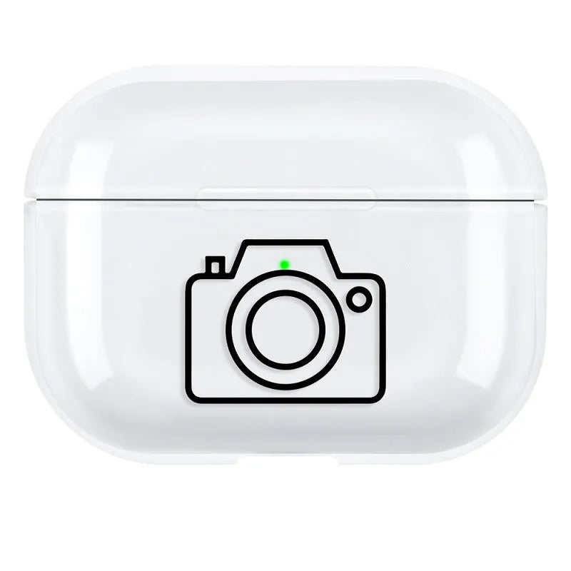 AirPods Pro 3 protective back cover case shell in solid colour