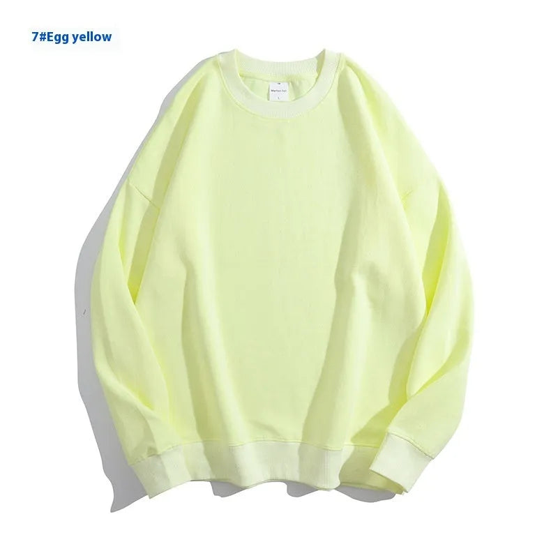 Cotton off shoulder sweater in loose pullover style with long sleeves