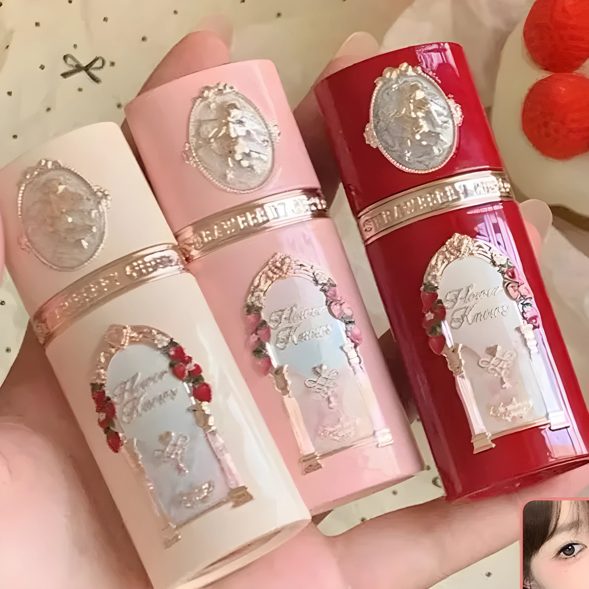 Strawberry Cupid Series Liquid Blush showing six colour options from Blush 01 to Blush 06