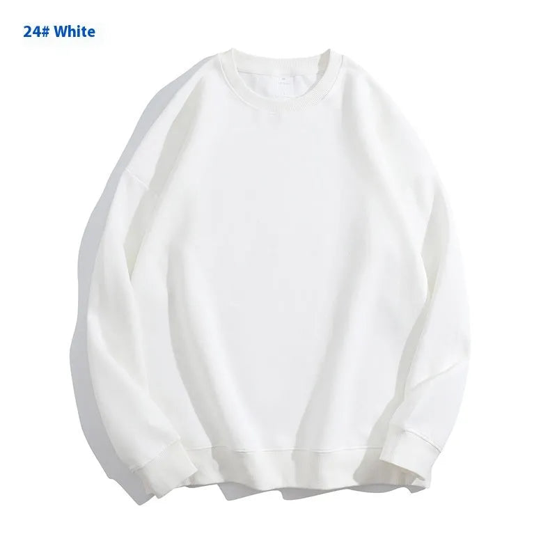 Cotton off shoulder sweater in loose pullover style with long sleeves