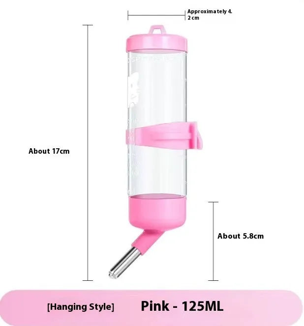 Ball kettle pet water feeder in selected colour with leak-proof design for cage or home use