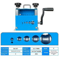 SD-017 manual wire stripping machine showing adjustable mechanism for 0.5-17mm diameter cables