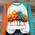Green women's hoodie with a raised 3D cartoon character print on the front, showing long sleeves and a pullover design.
