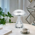 USB rechargeable three-colour changing table lamp with acrylic body