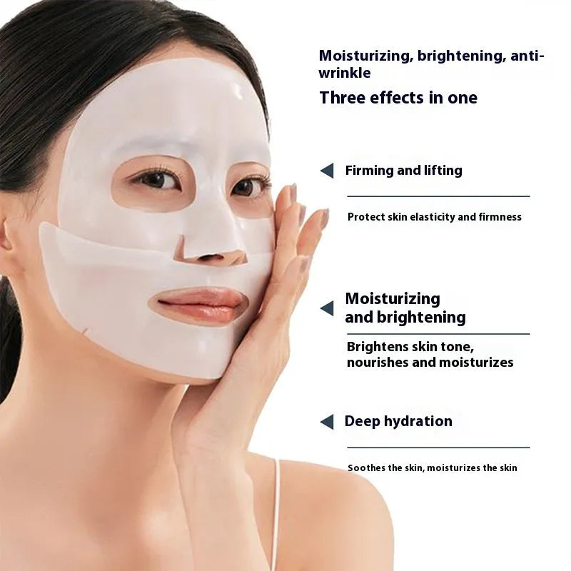 Collagen anti-wrinkle moisturising facial mask sheet with 28ml serum