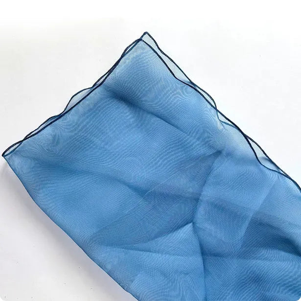 Silk bouquet wrapping fabric with arabesque pattern measuring 60cm square in five colour options