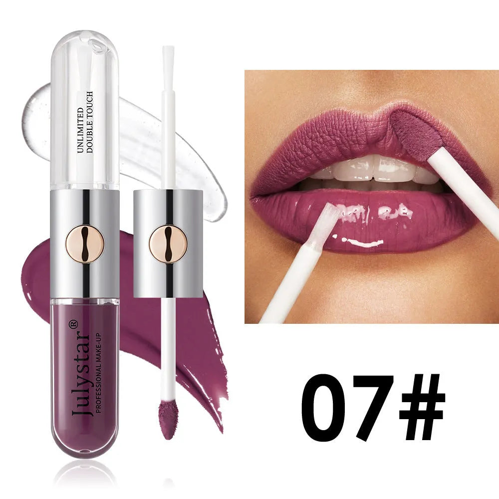 Women's lasting lip gloss in 6ml size with nine colour style options