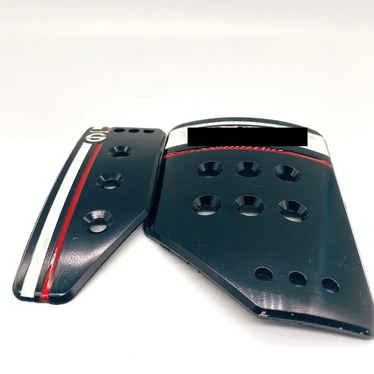 Aluminium alloy manual transmission pedal covers set for brake accelerator and clutch