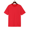 Black cotton T-shirt for men with loose-fitting short sleeves and printed design