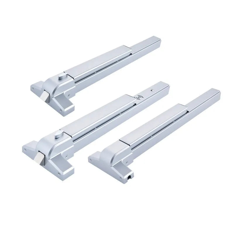Stainless steel fireproof push lock with external handle for 65cm single doors