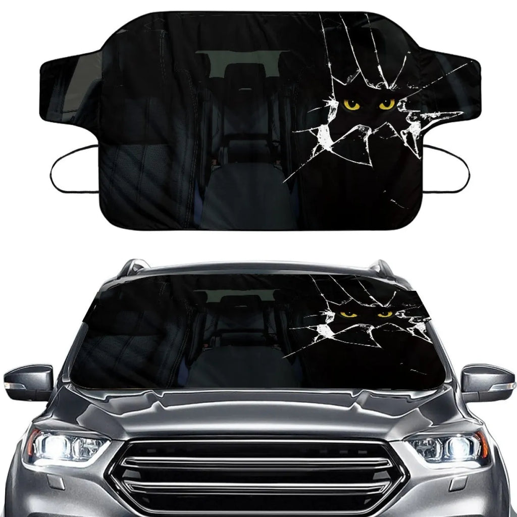 Car snow protection front gear cover in size Dog 130 70 with lanyard straps