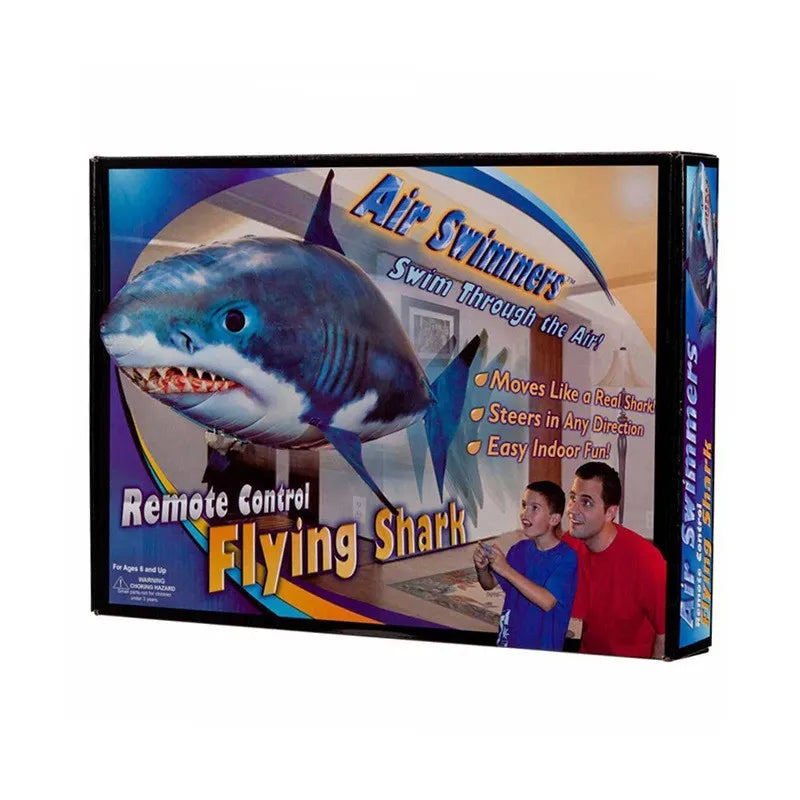 Remote control shark inflatable balloon with helium floating and infrared controller