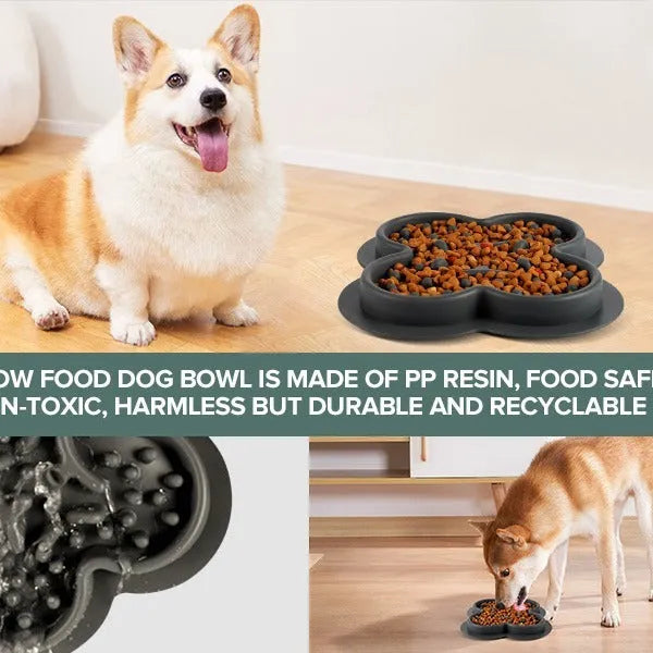 Silicone pet licking pad slow feeder mat in green colour with textured surface, showing scale.