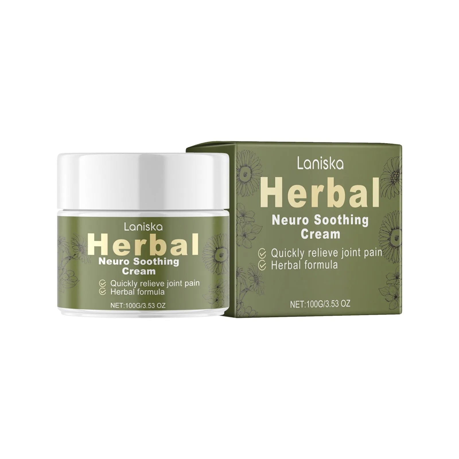 100g tube of arnica and pepper extract body care cream for topical application
