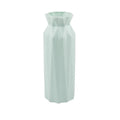 Drop-resistant melamine vase in green, grey, pink, or white with a 7.2 cm base.
