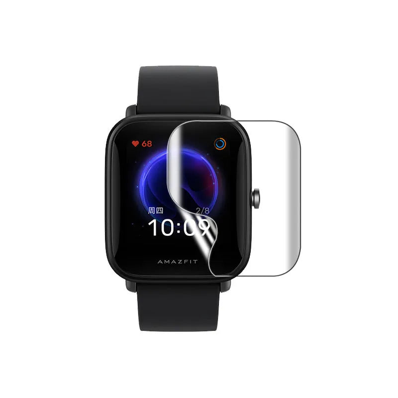 Amazfit Bip smartwatch hydrogel screen protector film with anti-scratch properties