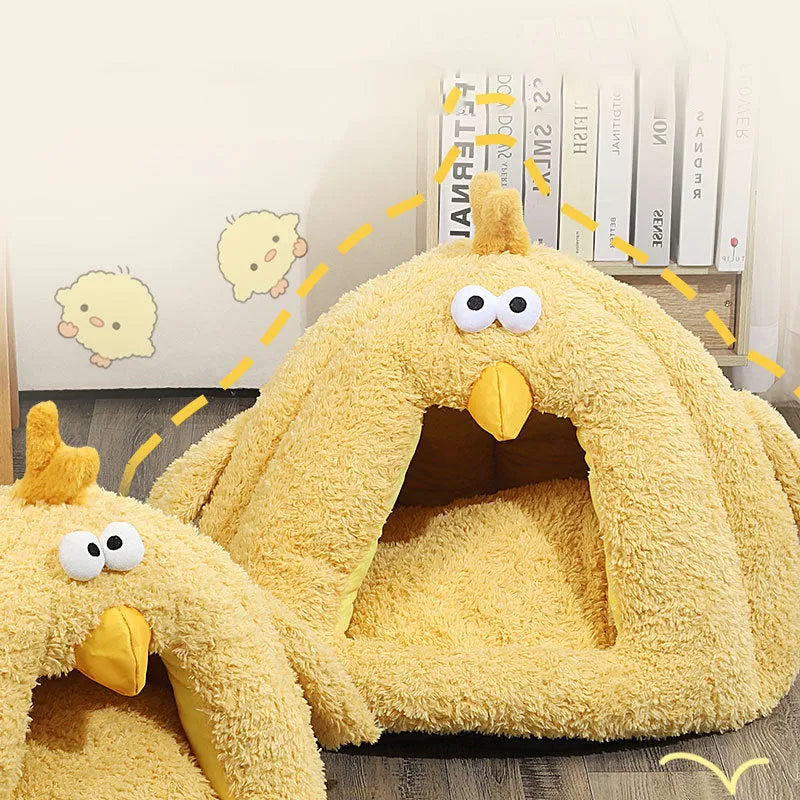 Cold-proof warm cat nest in size L (60x45cm) for fall and winter, suitable for cats and small chickens, shown as a pet mat