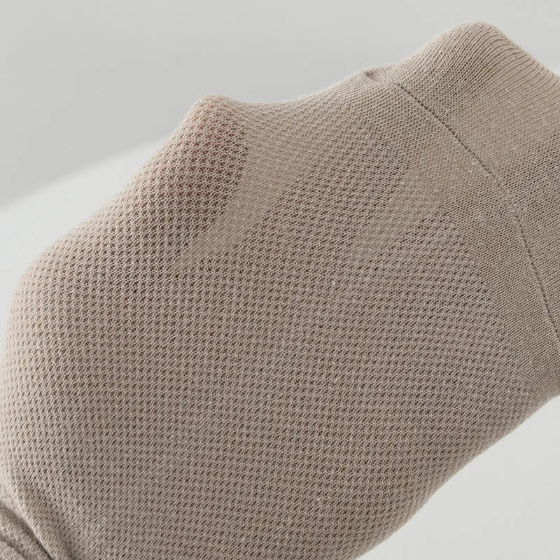 Men's solid colour polyester low-cut boat socks shown in multiple colour options