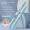 Children's pink and blue adjustable open back stick for yoga and fitness.