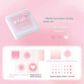 70 x 70mm multifunctional notepad with gradient parchment paper sheets in paper brick shape