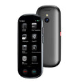 Black portable simultaneous interpretation translator with lanyard and charging cable for business use