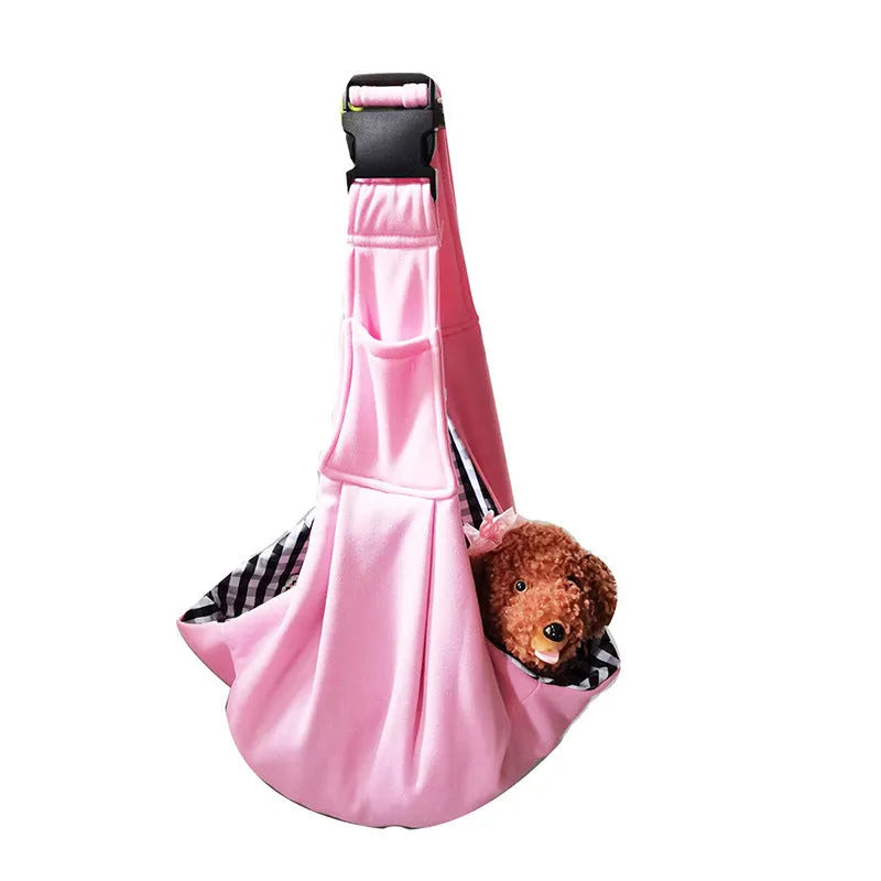 Foldable cat messenger bag with breathable mesh fabric in multiple colour options