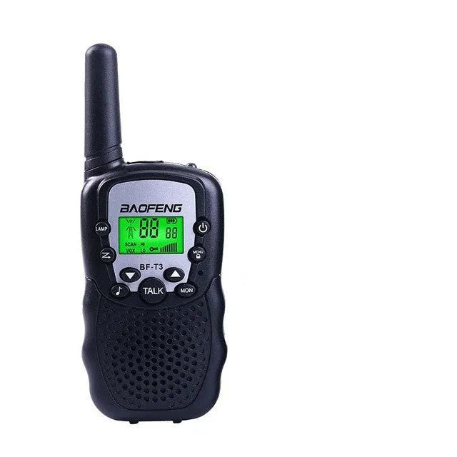 Children's walkie talkie handheld station in various colours with 22-channel capability