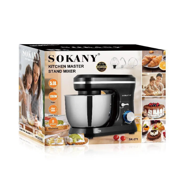Chef's Cream Blender Stand Mixer Egg Beater 3 speed 501-1000W black desktop