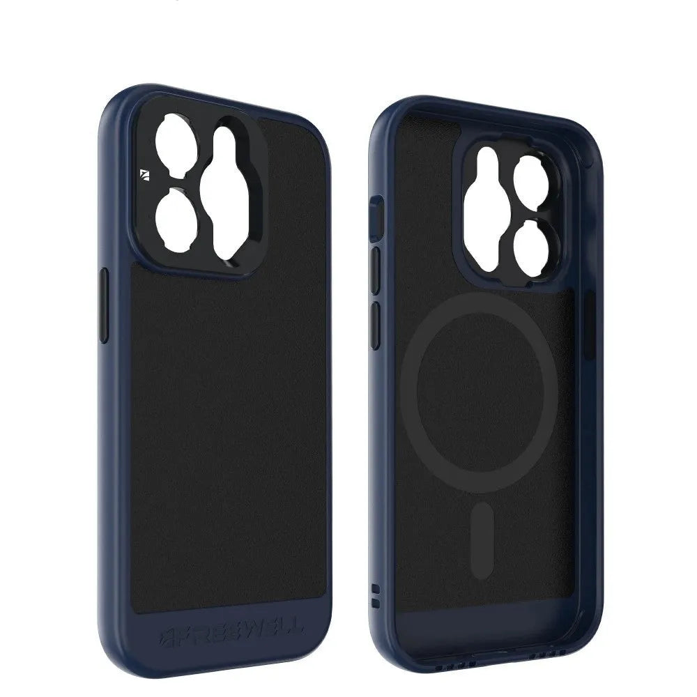 Black slim fit phone case for iPhone 13 Pro, 14 Pro, and 15 Pro and Pro Max models.