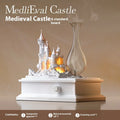 White medieval castle aromatherapy machine with waterless cold fragrance system and ambient lighting