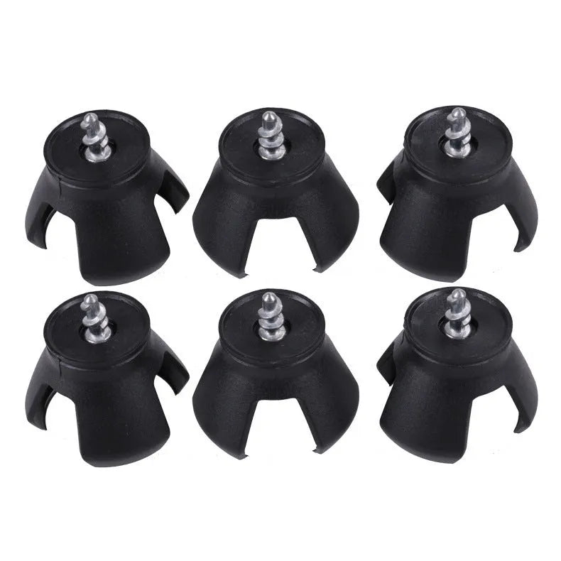 Black golf ball picking device with a seat and clip, weighing 60g.