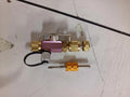 Metal vacuum valve core disassembly tool set with black and pink valve removers
