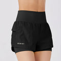 Women's cotton blend loose fit quick-dry sports shorts in multiple colours on size chart